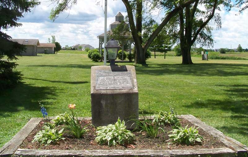 Marker  at the Park in Hebro