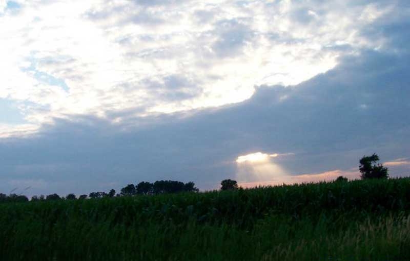 sunset in Hebron